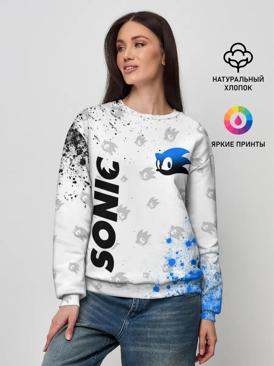 Женский свитшот / СОНИК / SONIC