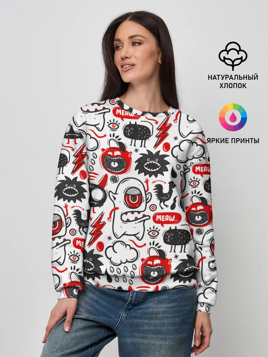 Женский свитшот / Pop art