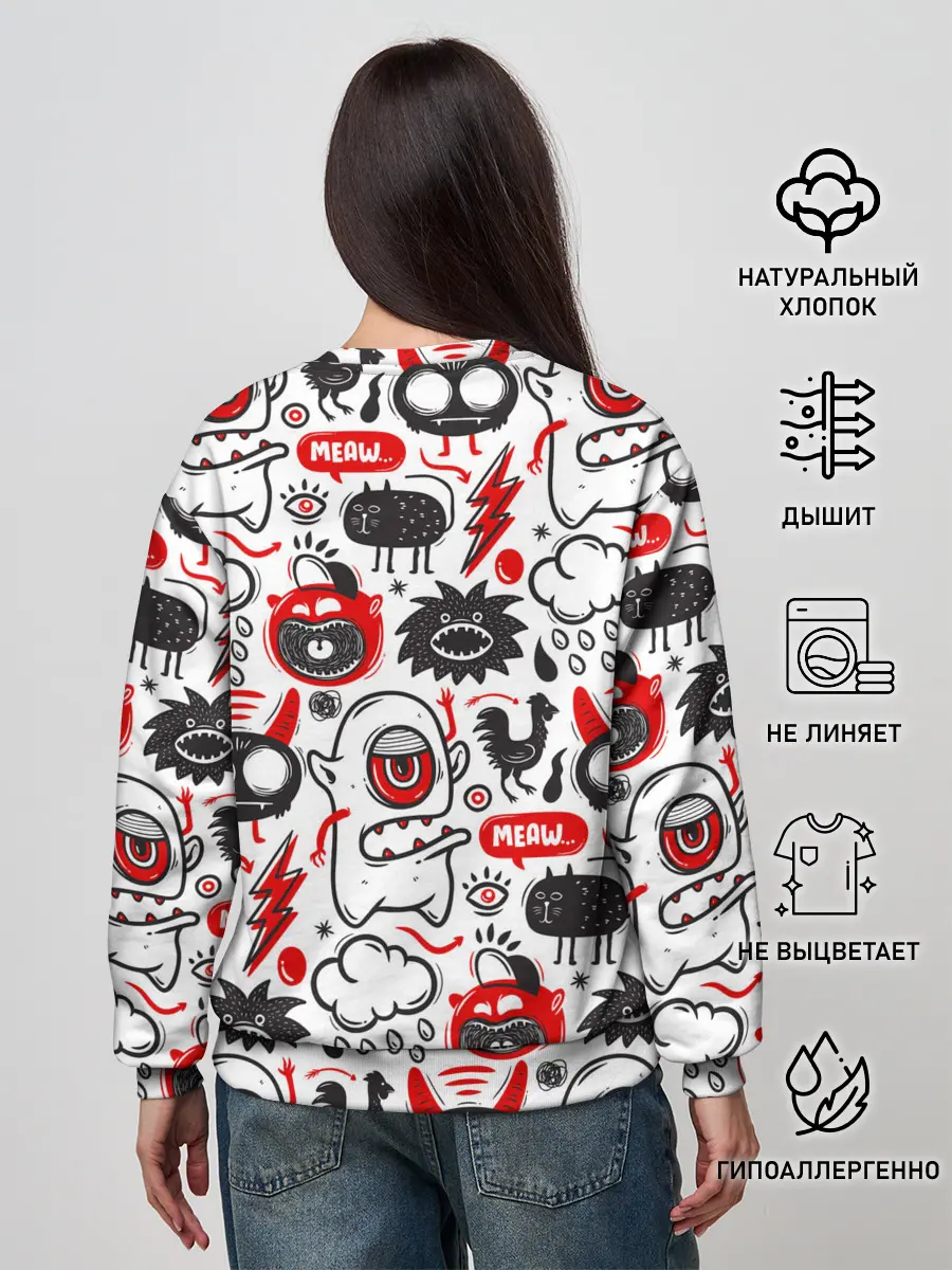 Женский свитшот / Pop art