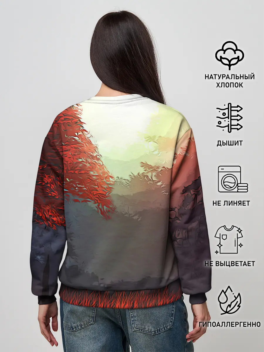 Женский свитшот / Самурай