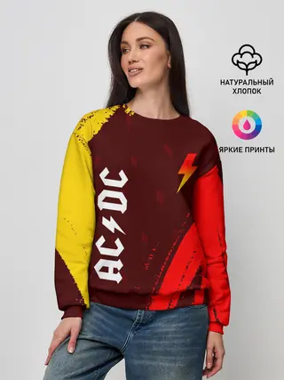 Женский свитшот / AC DС