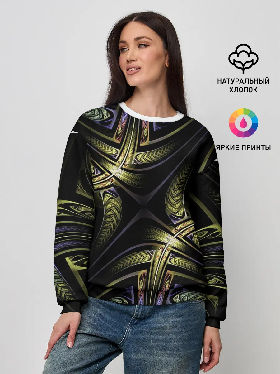 Женский свитшот / Абстракция