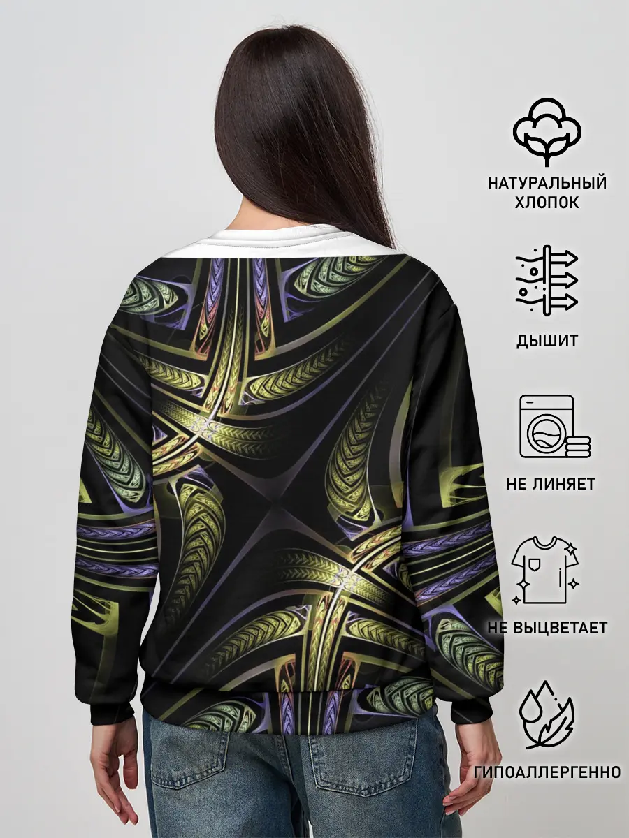 Женский свитшот / Абстракция