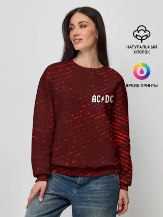 Женский свитшот / AC DС