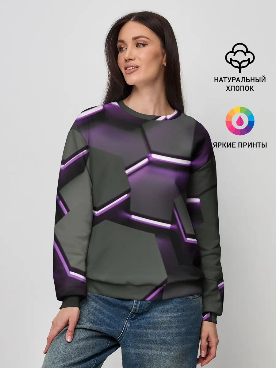 Женский свитшот / Neon light