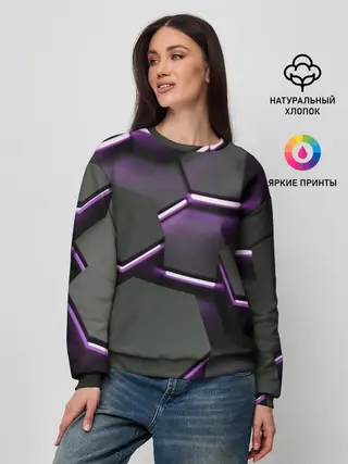 Женский свитшот / Neon light