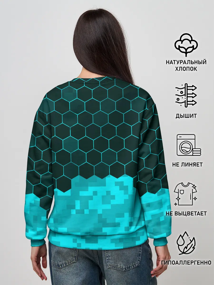 Женский свитшот / MINECRAFT / МАЙНКРАФТ