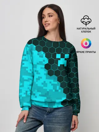 Женский свитшот / MINECRAFT / МАЙНКРАФТ