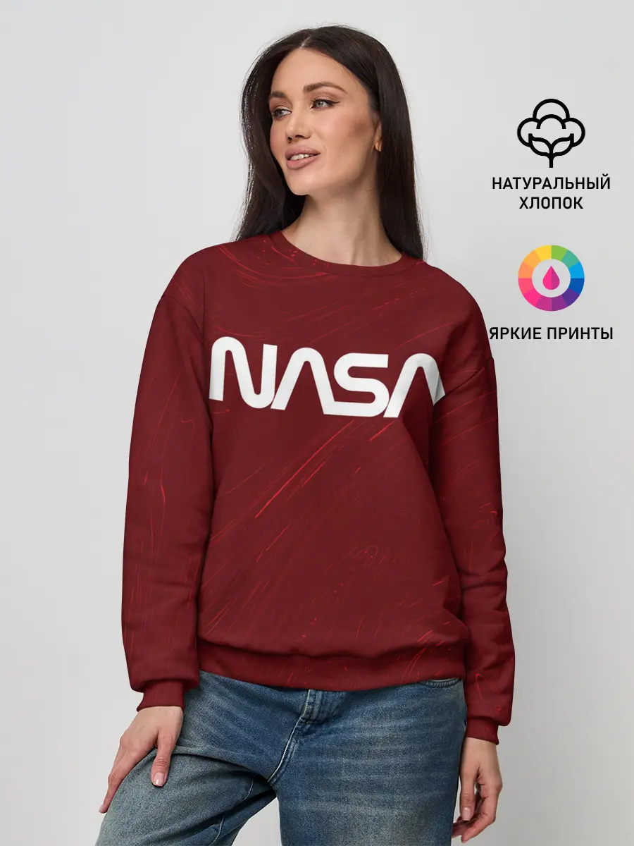 Женский свитшот / NASA / НАСА