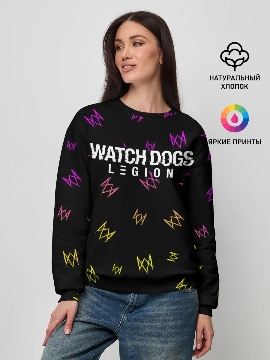 Женский свитшот / WATCH DOGS LEGION / ВОТЧ ДОГС