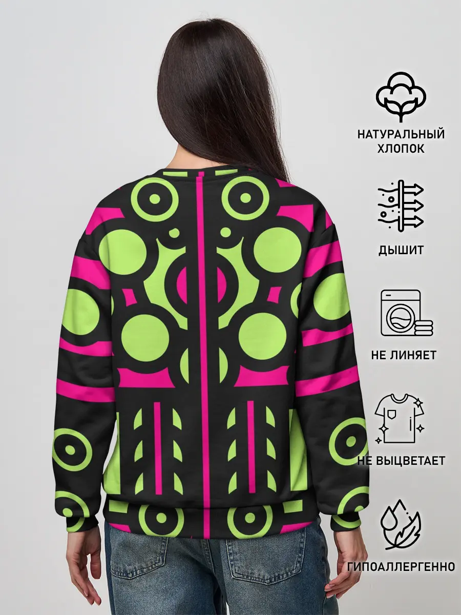 Женский свитшот / Киберпанк механизмы