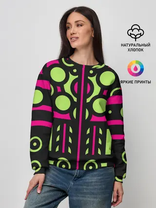 Женский свитшот / Киберпанк механизмы