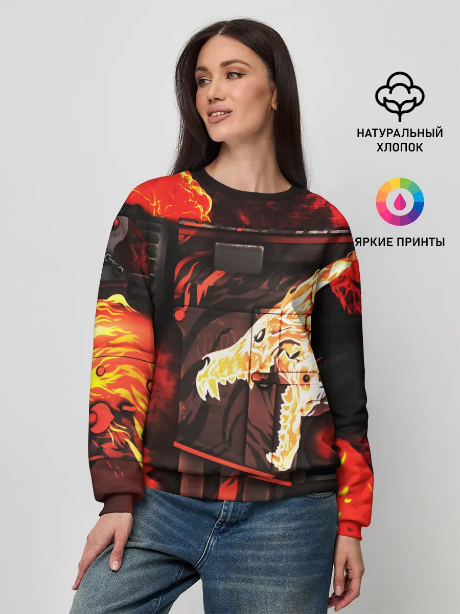 Женский свитшот / CS GO HOWL / ВОЙ