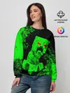 Женский свитшот / MINECRAFT CREEPER