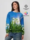 Женский свитшот / Подснежники