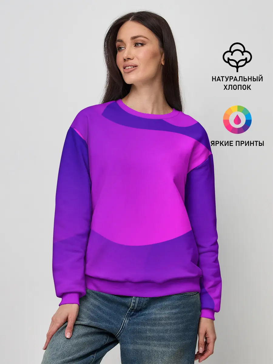 Женский свитшот / НЕОНОВАЯ ГЕОМЕТРИЯ