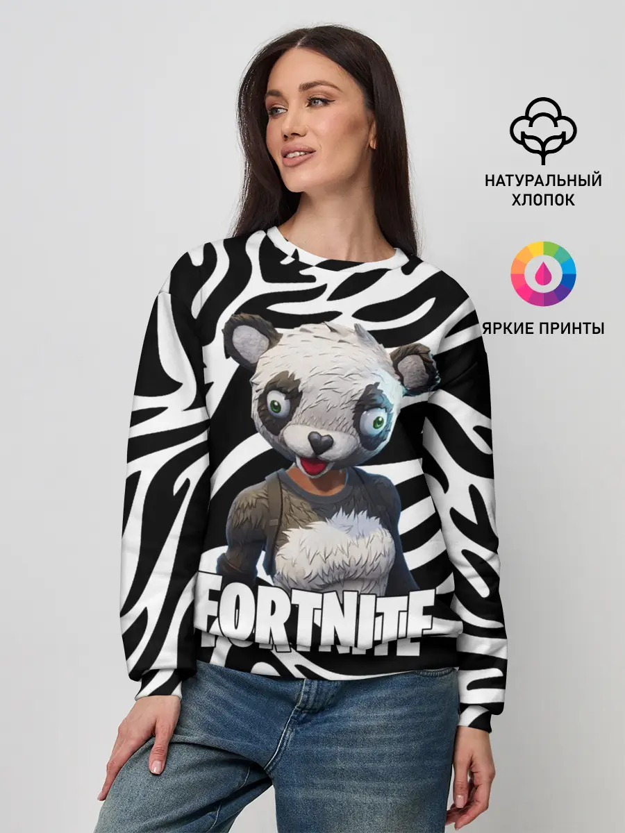 Женский свитшот / Fortnite | Panda
