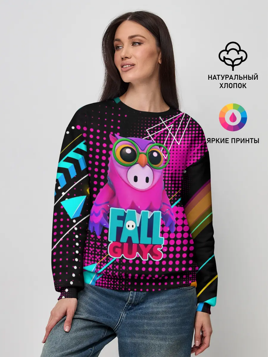 Женский свитшот / Fall Guys | Saw