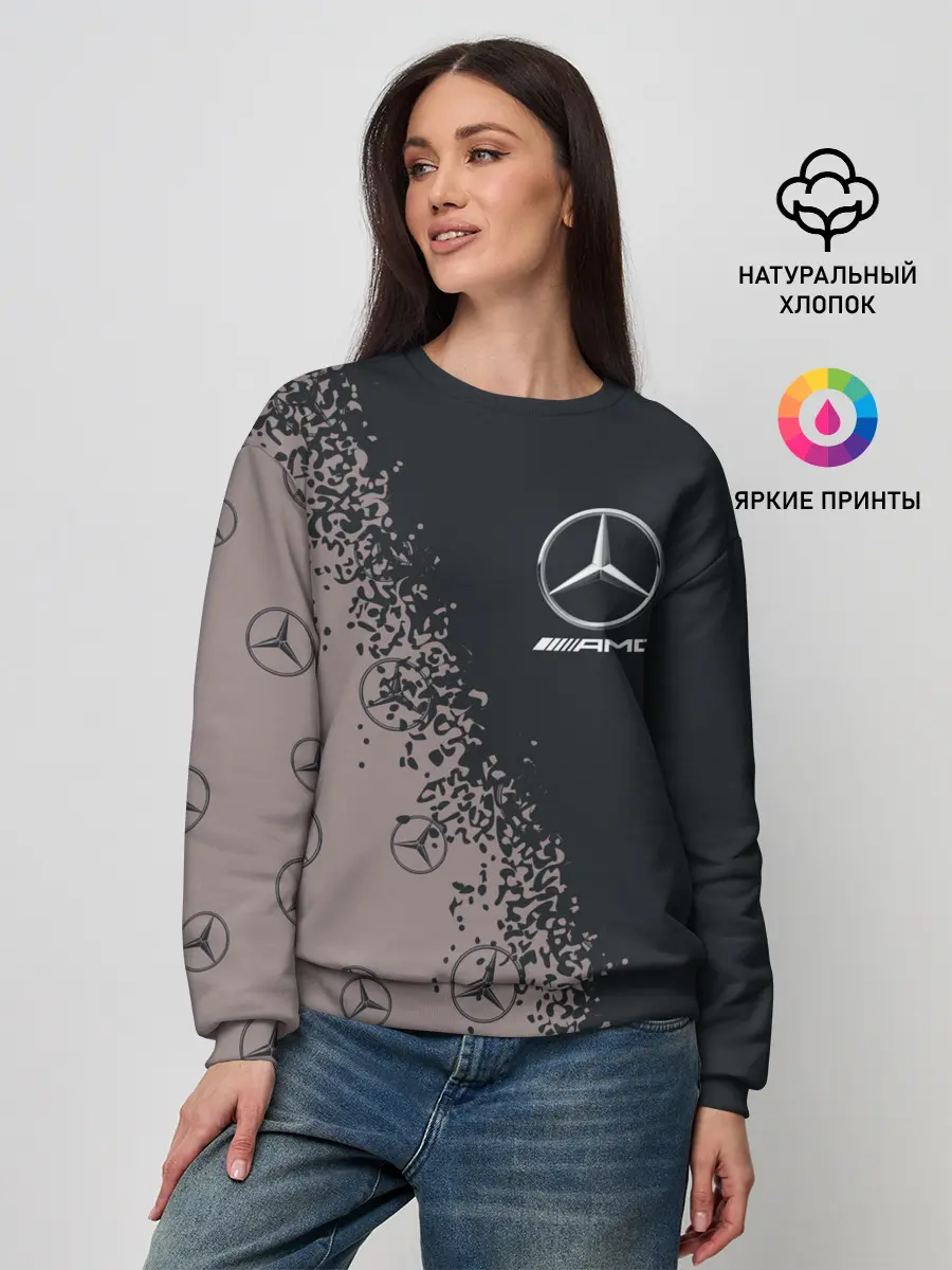 Женский свитшот / MERCEDES / МЕРСЕДЕС