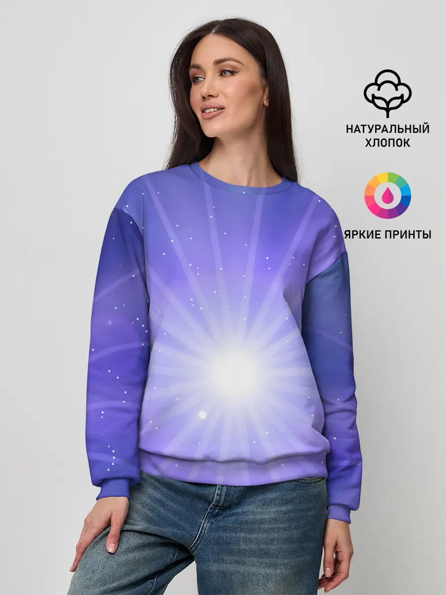Женский свитшот / Космос