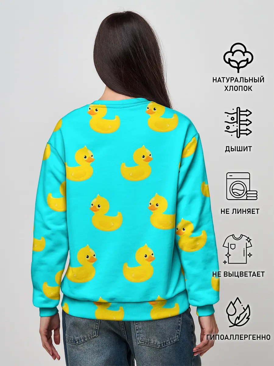 Женский свитшот / Уточки
