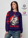 Женский свитшот / Дзётаро красные брызги