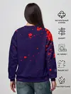 Женский свитшот / Дзётаро красные брызги