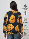 Женский свитшот / Праздничные тыквы