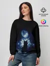 Женский свитшот / Кот