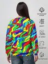 Женский свитшот / Красочные узоры/абстракционизм