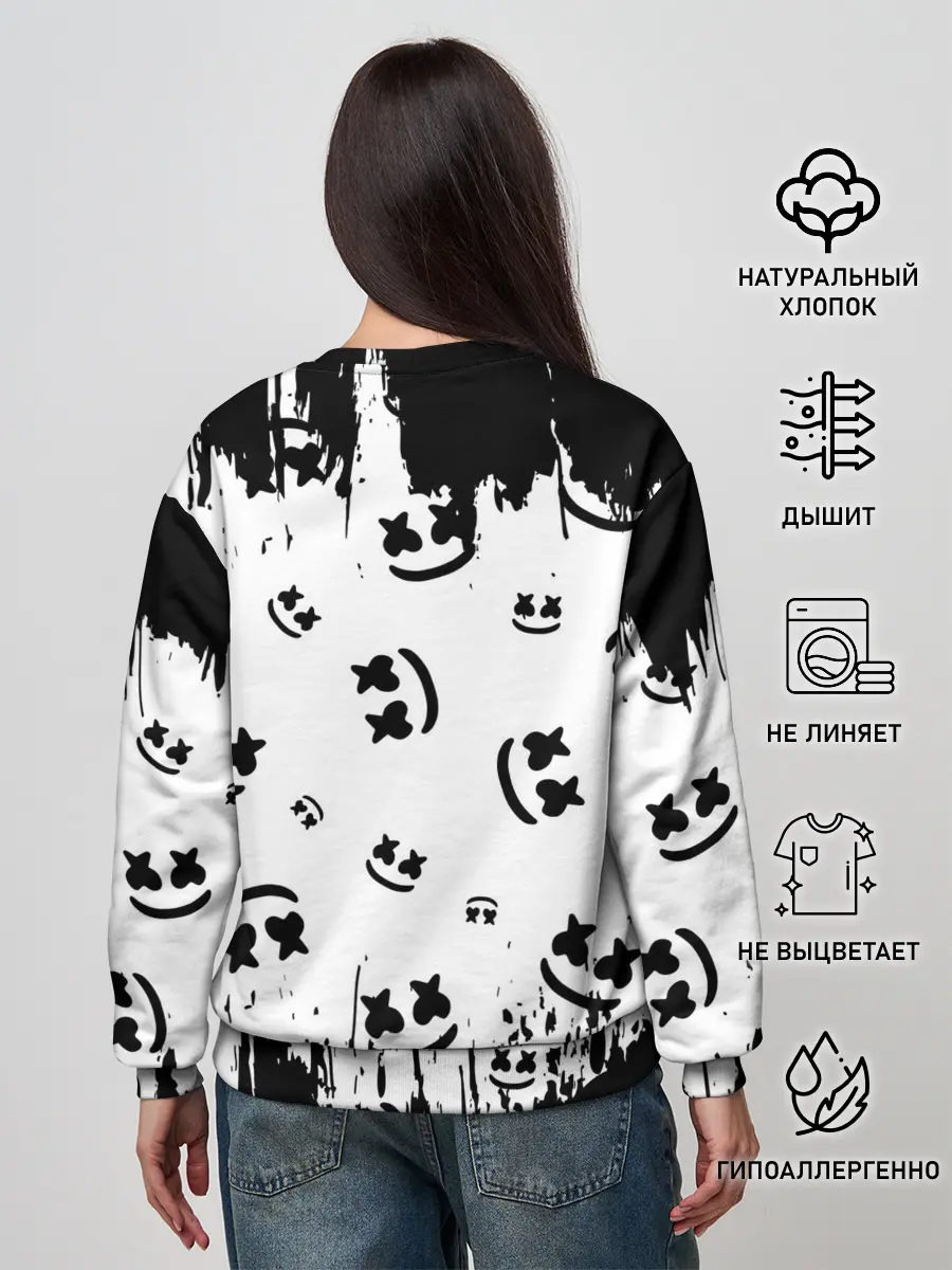 Женский свитшот / MARSHMELLO / МАРШМЕЛЛОУ