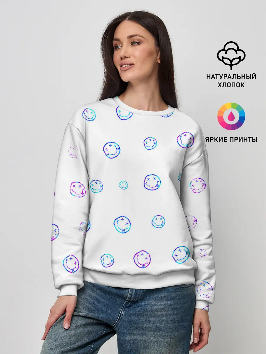 Женский свитшот / NIRVANA / НИРВАНА