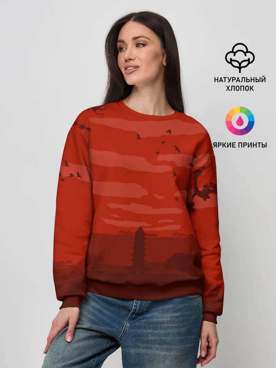 Женский свитшот / Сакура