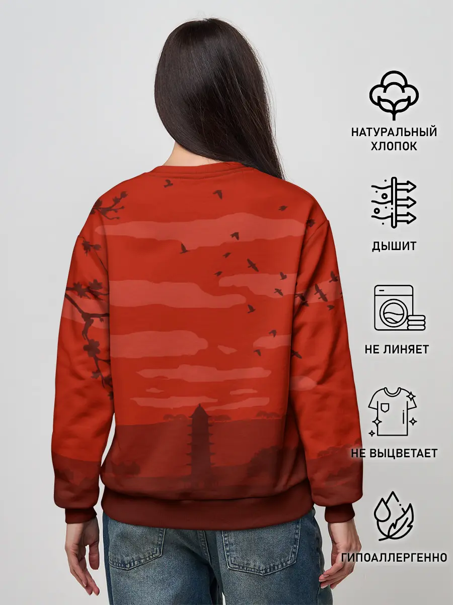 Женский свитшот / Сакура