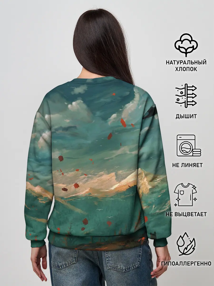 Женский свитшот / Горы