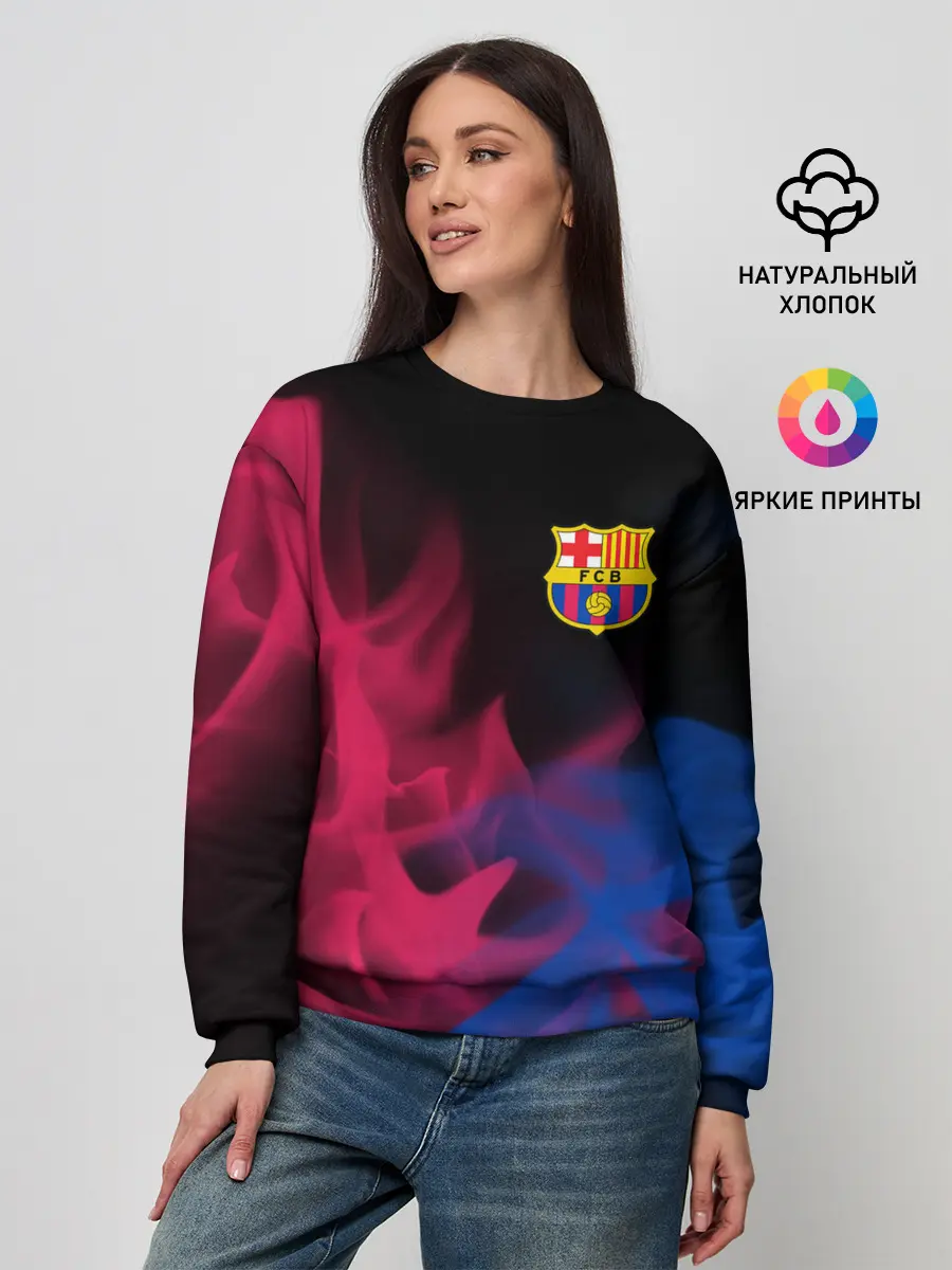 Женский свитшот / BARCELONA / БАРСЕЛОНА