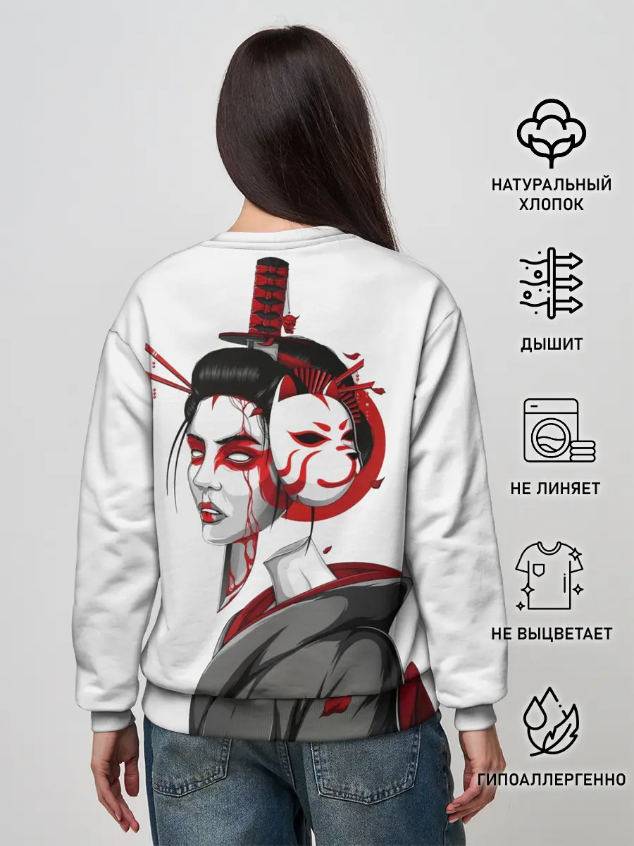 Женский свитшот / Гейша
