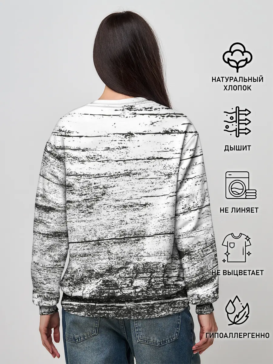 Женский свитшот / Деревянный