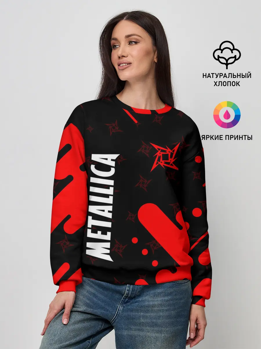 Женский свитшот / METALLICA / МЕТАЛЛИКА
