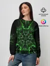 Женский свитшот / Зелёное Очарование