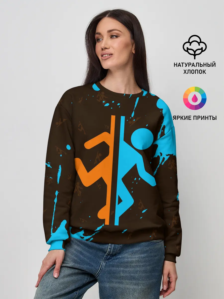 Женский свитшот / PORTAL / ПОРТАЛ