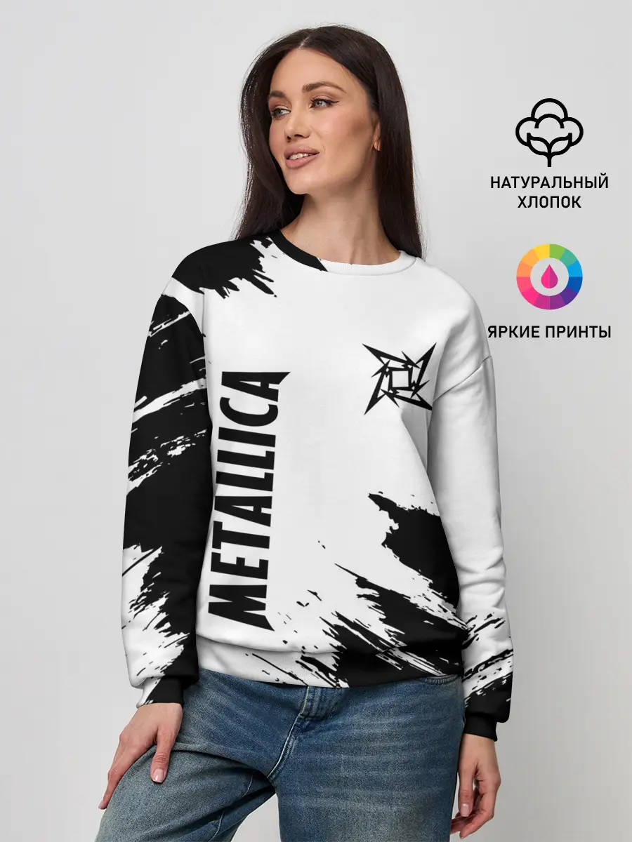 Женский свитшот / METALLICA / МЕТАЛЛИКА