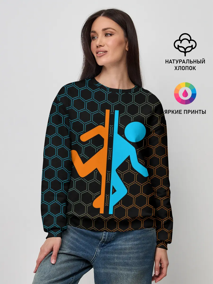 Женский свитшот / PORTAL / ПОРТАЛ