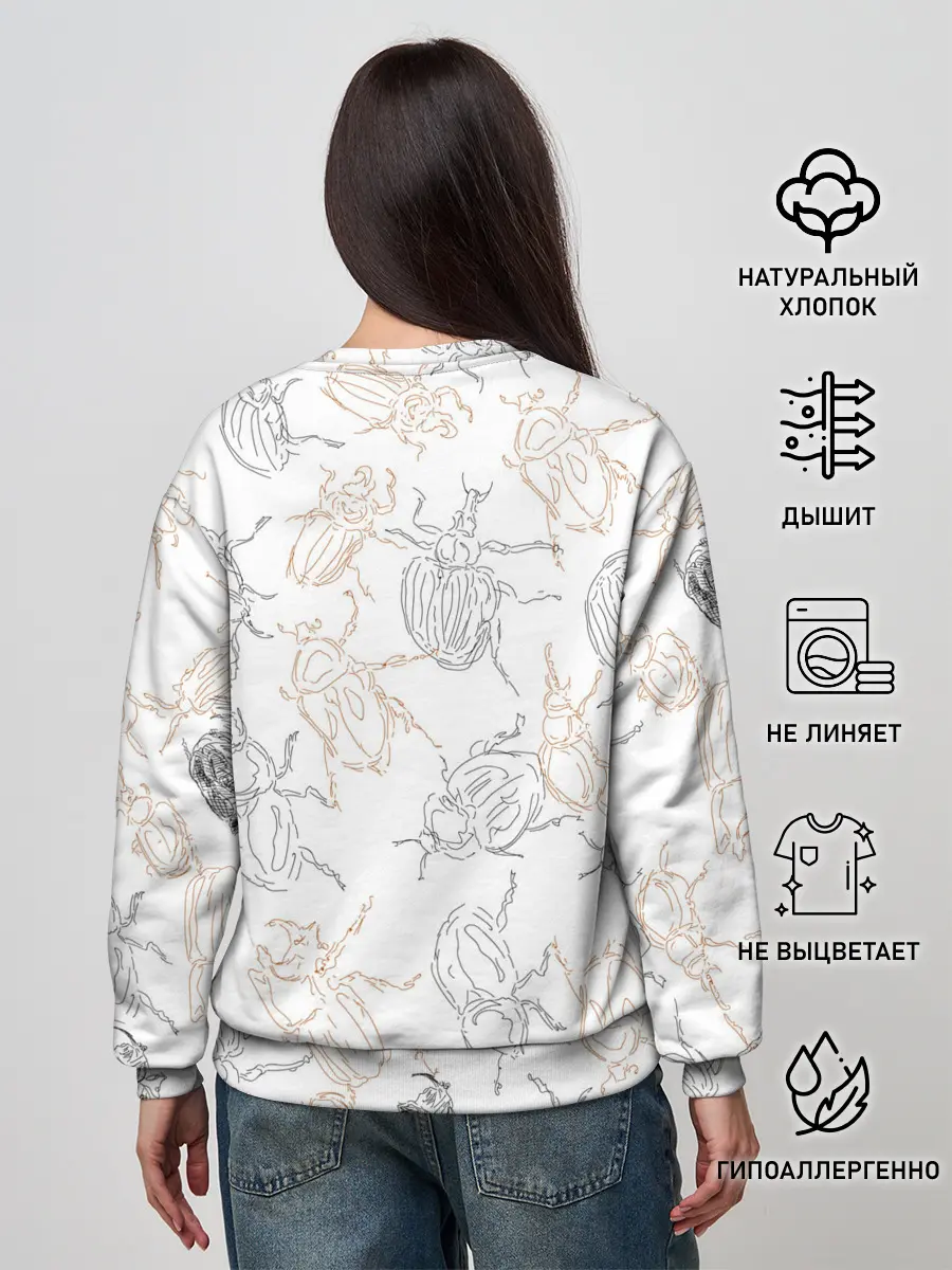 Женский свитшот / Ползучие жучки