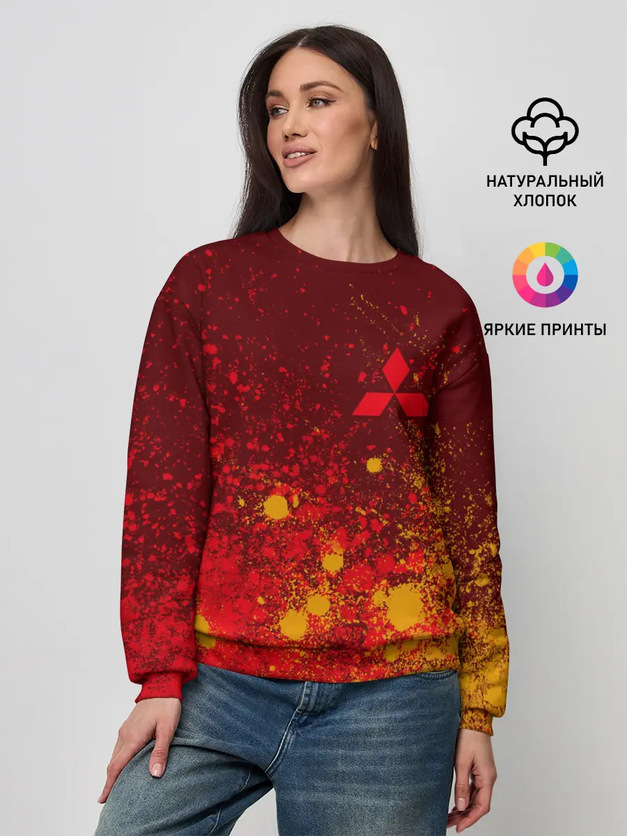 Женский свитшот / MITSUBISHI / МИТСУБИСИ