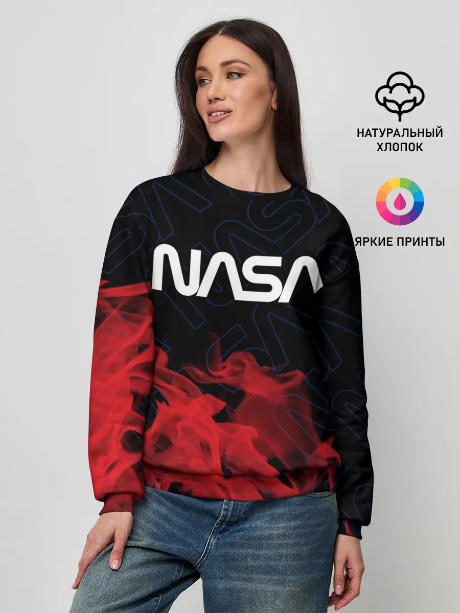Женский свитшот / NASA / НАСА