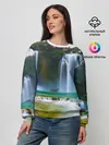 Женский свитшот / водопад