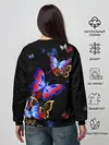 Женский свитшот / Поцелуй бабочек