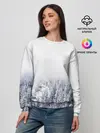 Женский свитшот / зимний лес