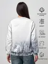 Женский свитшот / зимний лес